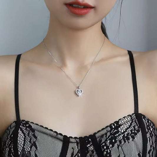 Orogiovane Collana Cuore Éternelle – Gioiello in Argento 925 con Moissanite Position 5